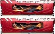 G.Skill DDR4 16GB (8GBx2) 2400MHz, CL15, Ripjaws 4 Red (F4-2400C15D-16GRR) hinta ja tiedot | Muisti (RAM) | hobbyhall.fi