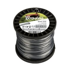 Bradas RIPPER DUAL Square siima, 3,0mm x 100m hinta ja tiedot | Puutarhatyökalujen tarvikkeet | hobbyhall.fi