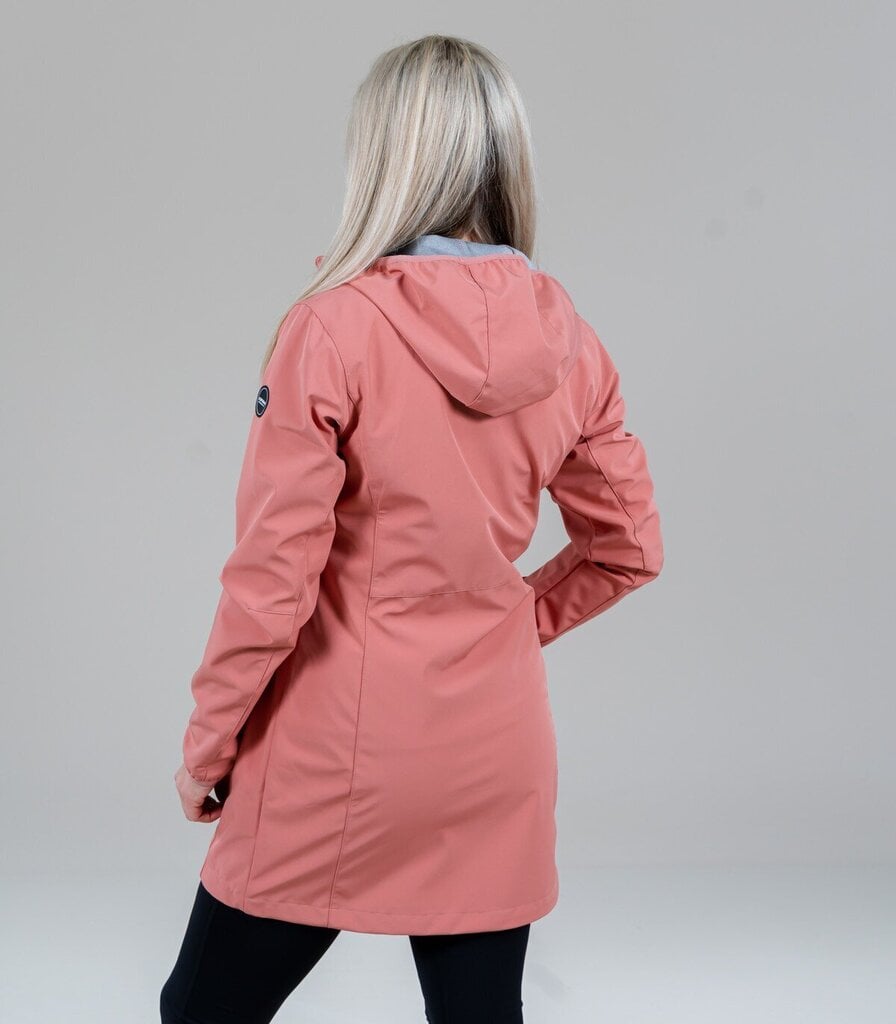 Icepeak naisten pitkä softshell-takki ALBANY, vanharoosa 52 hinta ja tiedot | Naisten ulkoilutakit | hobbyhall.fi