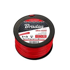 Bradas ULTRA Pyöreä siima, 2,7 mm x 216m (1,35kg) hinta ja tiedot | Puutarhatyökalujen tarvikkeet | hobbyhall.fi