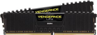 Corsair Vengeance LPX DDR4, 2x16GB, 2133MHz, CL13 (CMK32GX4M2A2133C13) hinta ja tiedot | Muisti (RAM) | hobbyhall.fi