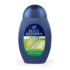 Felce Azzurra Power Sport -miesten suihkushampoo, 250ml hinta ja tiedot | Suihkusaippuat ja suihkugeelit | hobbyhall.fi