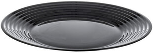 Luminarc HARENA BLACK -lautanen, musta, 25 cm hinta ja tiedot | Luminarc Ruokailuvälineet ja keittiötarvikkeet | hobbyhall.fi