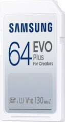Samsung SDXC 64GB hinta ja tiedot | Puhelimen muistikortit | hobbyhall.fi