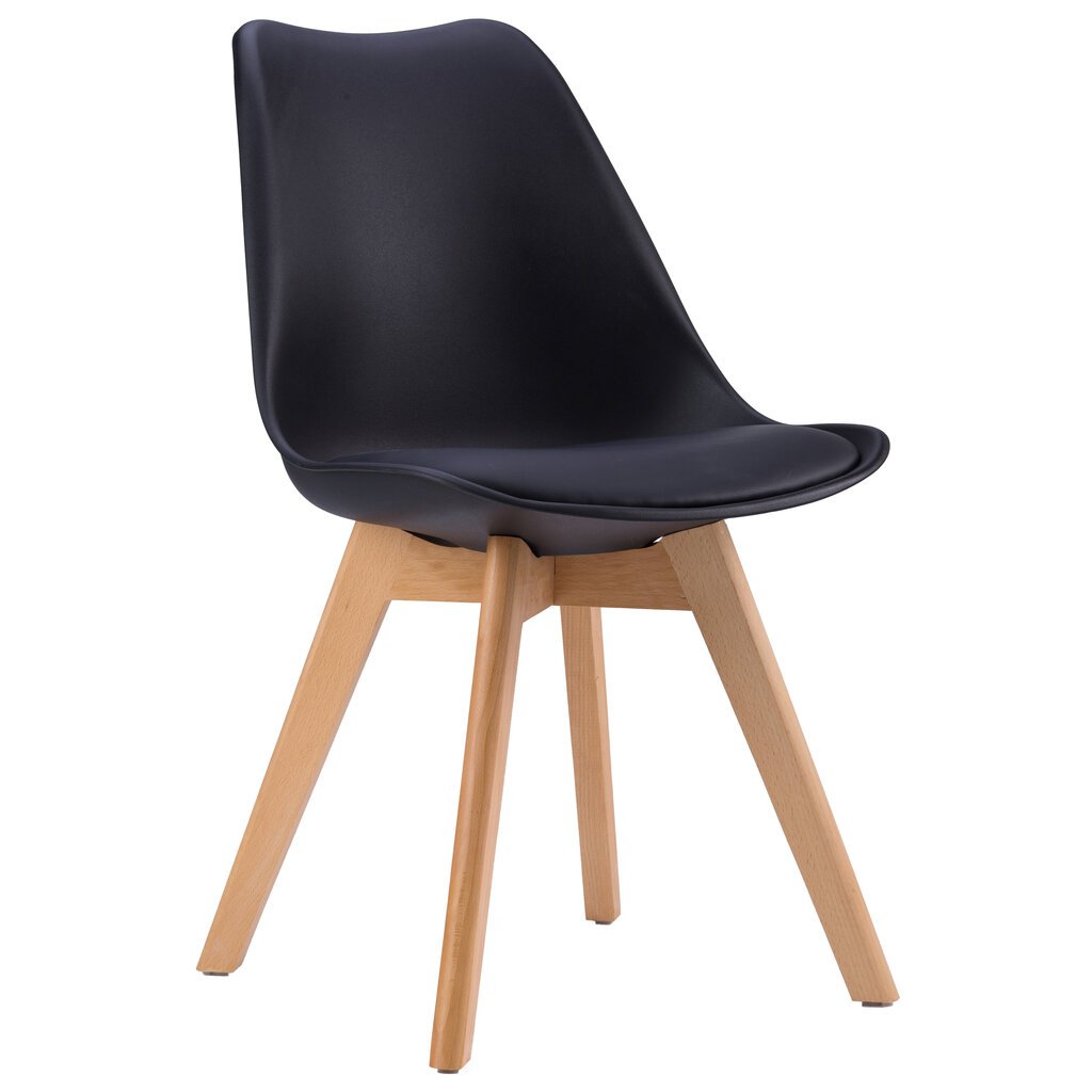 Ruokapöydän tuoli "ModernHome" - musta hinta ja tiedot | Ruokapöydän tuolit | hobbyhall.fi