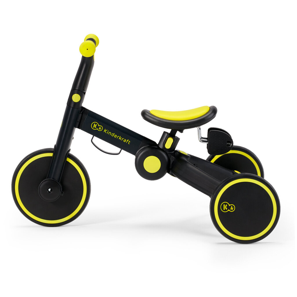 Potkupyörä 3in1 Kinderkraft 4 trike, vaaleanpunainen hinta ja tiedot | Kolmipyörät | hobbyhall.fi