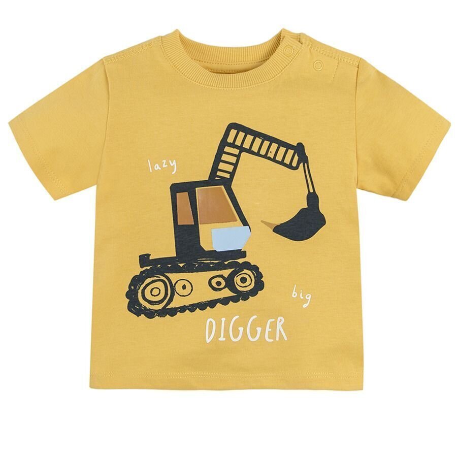 Cool Club T-paita lapsille, CCB2400207, keltainen hinta ja tiedot | Vauvan T-paidat | hobbyhall.fi
