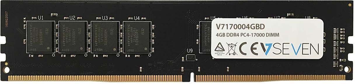 V7 DDR4 4GB, 2133MHz, CL15 (V7170004GBD) hinta ja tiedot | Muisti (RAM) | hobbyhall.fi