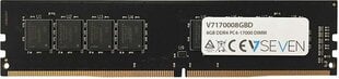 V7 DDR4 8GB, 2133MHz, CL15 (V7170008GBD) hinta ja tiedot | Muisti (RAM) | hobbyhall.fi