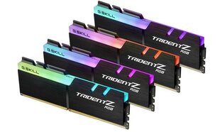 G.Skill Trident Z RGB DDR4, 4x8GB, 2400MHz, C15 (F4-2400C15Q-32GTZR) hinta ja tiedot | Muisti (RAM) | hobbyhall.fi