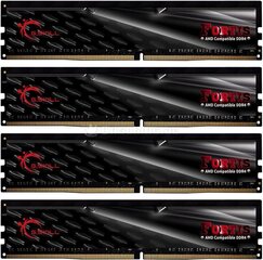 G.Skill Fortis DDR4, 4x8GB, 2133MHz, CL15 (F4-2133C15Q-32GFT) hinta ja tiedot | Muisti (RAM) | hobbyhall.fi