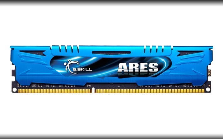 G.Skill DDR3 8GB (4GBx2) 1600MHz, CL9, Ares LowProfile AB Dual (F3-1600C9D-8GAB) hinta ja tiedot | Muisti (RAM) | hobbyhall.fi