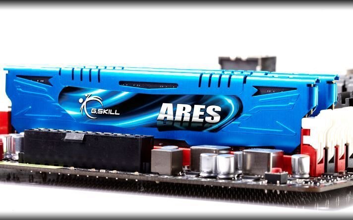 G.Skill DDR3 8GB (4GBx2) 1600MHz, CL9, Ares LowProfile AB Dual (F3-1600C9D-8GAB) hinta ja tiedot | Muisti (RAM) | hobbyhall.fi