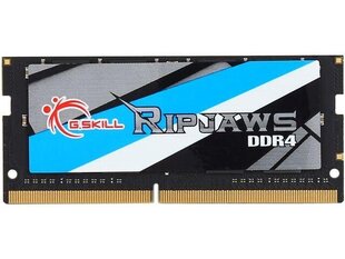 G.Skill Ripjaws DDR4 SODIMM 2x16GB 2666MHz CL18 (F4-2666C18D-32GRS) hinta ja tiedot | Muisti (RAM) | hobbyhall.fi