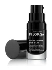 Hoitovoide silmänympärysiholle ja huulille Filorga Global Repair Eyes & Lips 15 ml hinta ja tiedot | Silmänympärysvoiteet ja seerumit | hobbyhall.fi