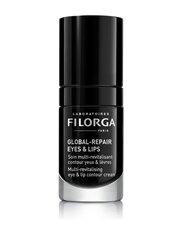 Hoitovoide silmänympärysiholle ja huulille Filorga Global Repair Eyes & Lips 15 ml hinta ja tiedot | Silmänympärysvoiteet ja seerumit | hobbyhall.fi