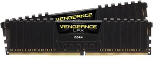 Corsair Vengeance LPX, DDR4, 2x16GB, 3000MHz, CL16 (CMK32GX4M2D3000C16) hinta ja tiedot | Muisti (RAM) | hobbyhall.fi