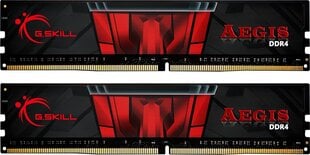 G.Skill Aegis DDR4, 2x8GB, 2666MHz, CL19 (F4-2666C19D-16GIS) hinta ja tiedot | Muisti (RAM) | hobbyhall.fi