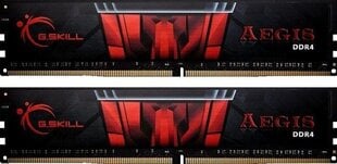 G.Skill Aegis DDR4, 2x8GB, 2666MHz, CL19 (F4-2666C19D-16GIS) hinta ja tiedot | Muisti (RAM) | hobbyhall.fi