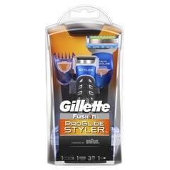 Partaterä-trimmeri Gillette Fusion Proglide Styler 3 in 1 hinta ja tiedot | Parranajo ja karvanpoisto | hobbyhall.fi