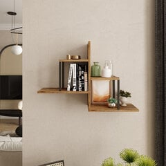 Kalune Design VG15 seinähylly, ruskea hinta ja tiedot | Hyllyt | hobbyhall.fi