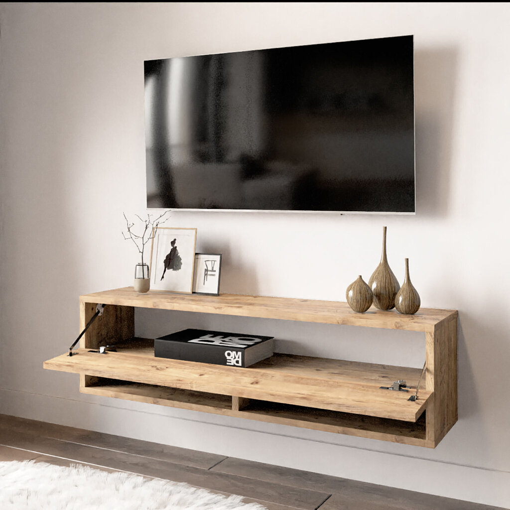 TV-pöytä Kalune Design FR13, ruskea hinta ja tiedot | TV-tasot | hobbyhall.fi