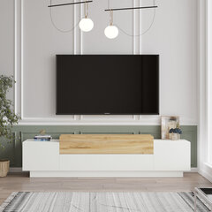 Kalune Design FD1 TV-pöytä, ruskea / valkoinen hinta ja tiedot | TV-tasot | hobbyhall.fi