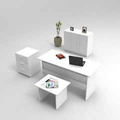 Kalune Design VO12, valkoinen huonekalusarja hinta ja tiedot | Tietokonepöydät ja työpöydät | hobbyhall.fi