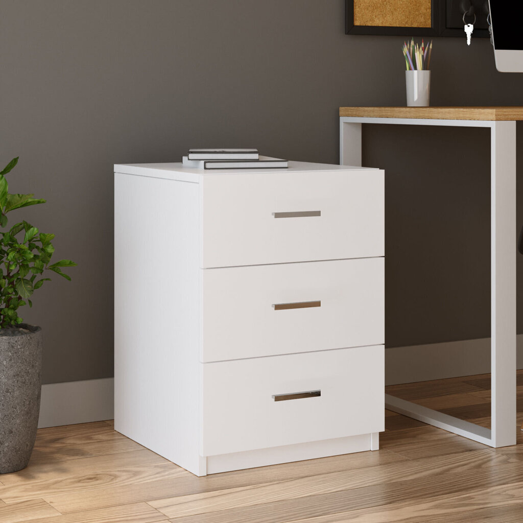 Kalune Design VO12, valkoinen huonekalusarja hinta ja tiedot | Tietokonepöydät ja työpöydät | hobbyhall.fi