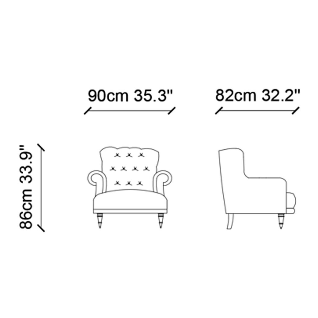 Kalune Design London, harmaa nojatuoli hinta ja tiedot | Nojatuolit | hobbyhall.fi
