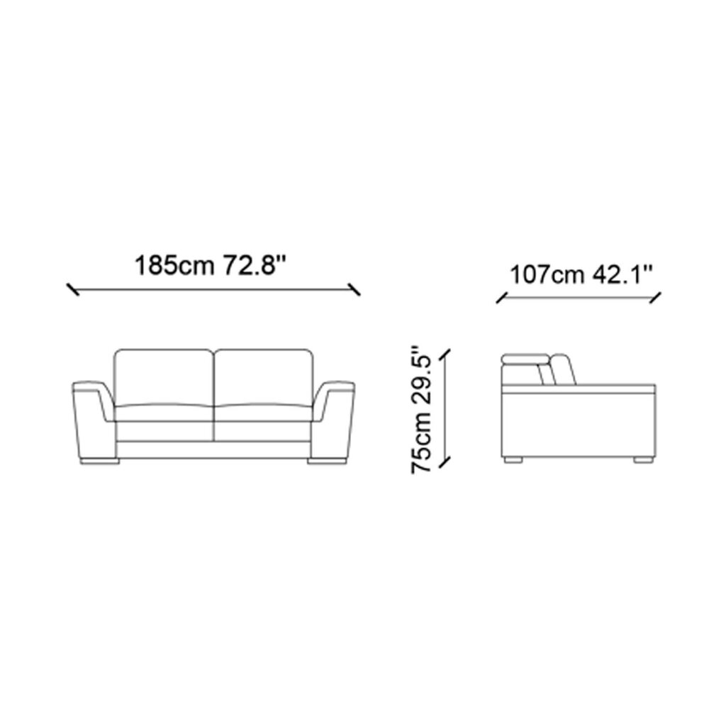 Kalune Design Mardini, harmaa kahden hengen sohva hinta ja tiedot | Sohvat ja vuodesohvat | hobbyhall.fi