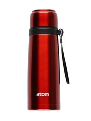 Termospullo Atom Red, 800 ml hinta ja tiedot | Termoskannut ja termosmukit | hobbyhall.fi