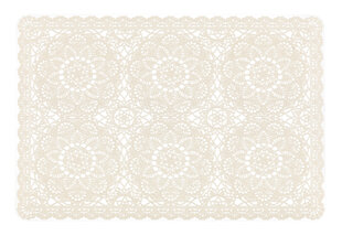 Pöytätabletti 4Living Lace Beige, 30x45 cm hinta ja tiedot | Pöytäliinat, tabletit ja lautasliinat | hobbyhall.fi