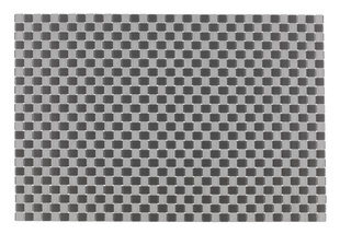 4Living Pöytätabletti Grid Gray, 30x45 cm hinta ja tiedot | Pöytäliinat, tabletit ja lautasliinat | hobbyhall.fi