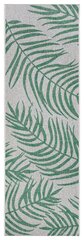 Northrugs matto Jaffa Emerald Green Cream 70x200 cm hinta ja tiedot | Isot matot | hobbyhall.fi