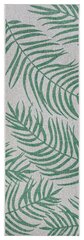 Northrugs matto Jaffa Emerald Green Cream 70x300 cm hinta ja tiedot | Isot matot | hobbyhall.fi