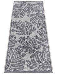 Northrugs matto Jaffa Anthracite Grey Cream 70x300 cm hinta ja tiedot | Isot matot | hobbyhall.fi