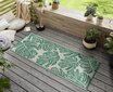 Northrugs matto Jaffa Emerald Green Cream 70x300 cm hinta ja tiedot | Isot matot | hobbyhall.fi