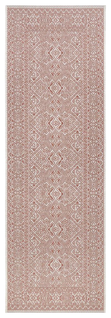 Northrugs matto Jaffa Orange Terracotta Creme 70x200 cm hinta ja tiedot | Isot matot | hobbyhall.fi