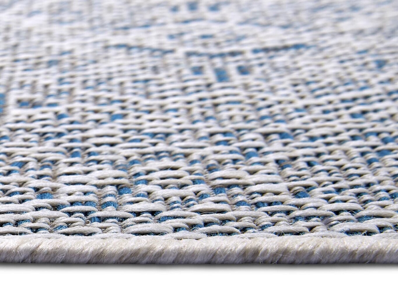 Northrugs matto Jaffa Petrol Blue Cream 70x300 cm hinta ja tiedot | Isot matot | hobbyhall.fi