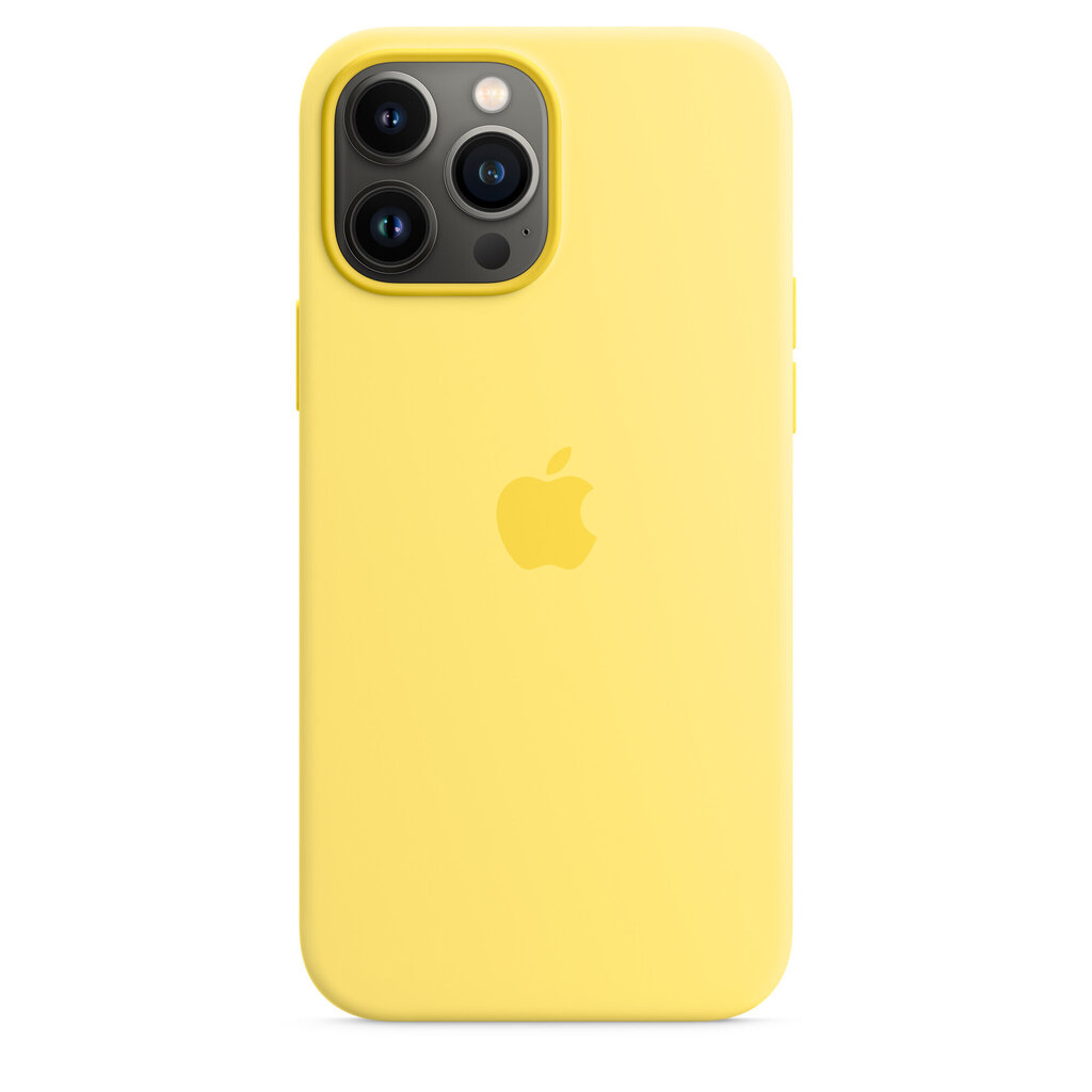 iPhone 13 Pro Max silikonikotelo MagSafe, Lemon Zest hinta ja tiedot | Puhelimen kuoret ja kotelot | hobbyhall.fi