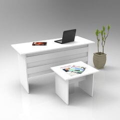 Kalune Design VO8, valkoinen pöytäsarja hinta ja tiedot | Tietokonepöydät ja työpöydät | hobbyhall.fi