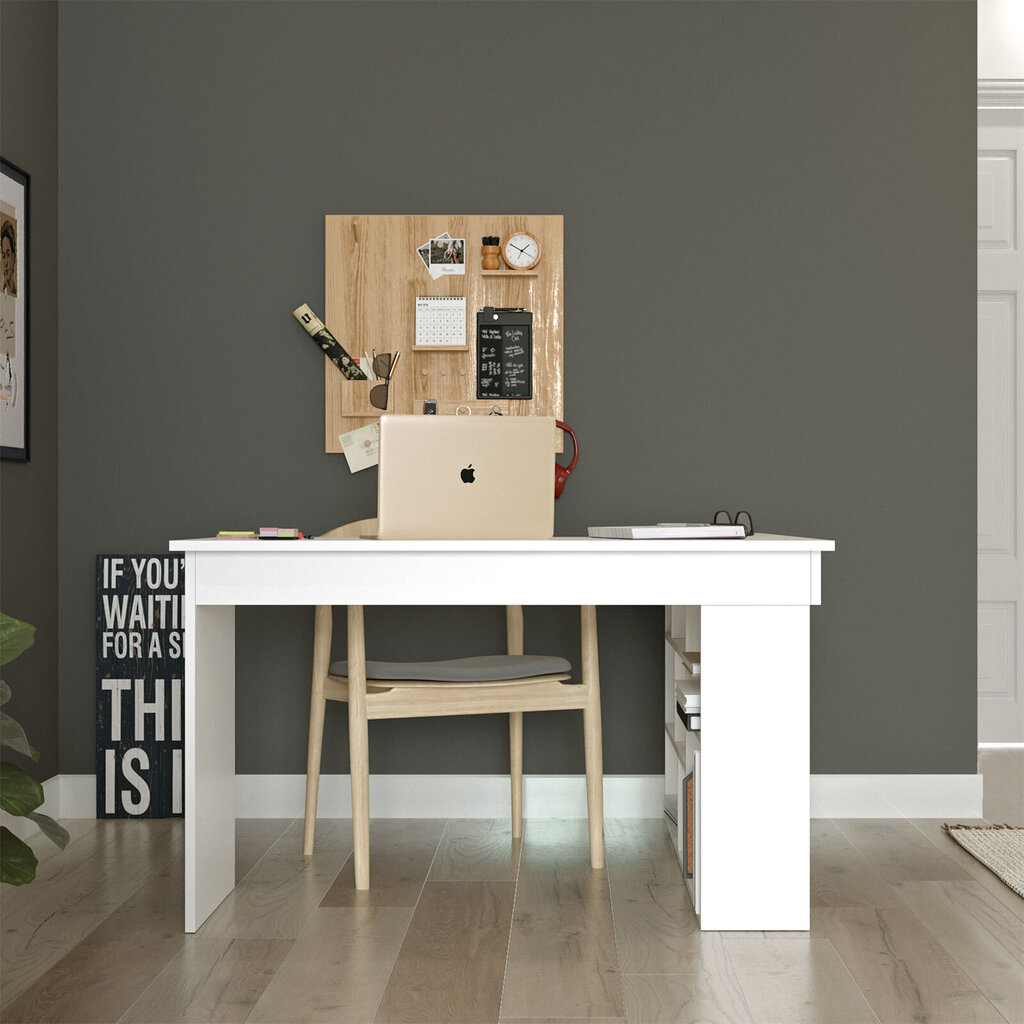 Desk Kalune Design CT5, valkoinen kirjoituspöytä hinta ja tiedot | Tietokonepöydät ja työpöydät | hobbyhall.fi