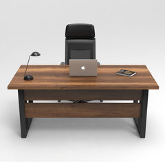 Kalune Design MN01, ruskea hinta ja tiedot | Tietokonepöydät ja työpöydät | hobbyhall.fi