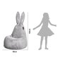 Säkkituoli Qubo™ Mommy Rabbit, sametti, harmaa hinta ja tiedot | Säkkituolit, rahit ja penkit | hobbyhall.fi