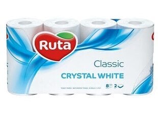 Ruta Classic- wc-paperi 8rl 2krs hinta ja tiedot | Rūta Kodin puhdistusaineet ja siivoustarvikkeet | hobbyhall.fi