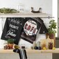 Douceur d'intérieur Comptoir -keittiöpyyhe, musta, 50 x 70 cm hinta ja tiedot | Keittiötekstiilit | hobbyhall.fi