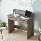 Kalune Design HM7, ruskea/harmaa työpöytä hinta ja tiedot | Tietokonepöydät ja työpöydät | hobbyhall.fi