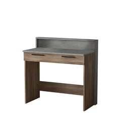 Kalune Design HM7, ruskea/harmaa työpöytä hinta ja tiedot | Tietokonepöydät ja työpöydät | hobbyhall.fi