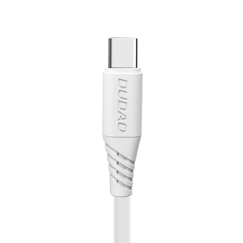 Dudao USB/USB tyyppi C pikalataus datakaapeli 5A 2m valkoinen (L2T 2m valkoinen) hinta ja tiedot | Puhelinkaapelit | hobbyhall.fi